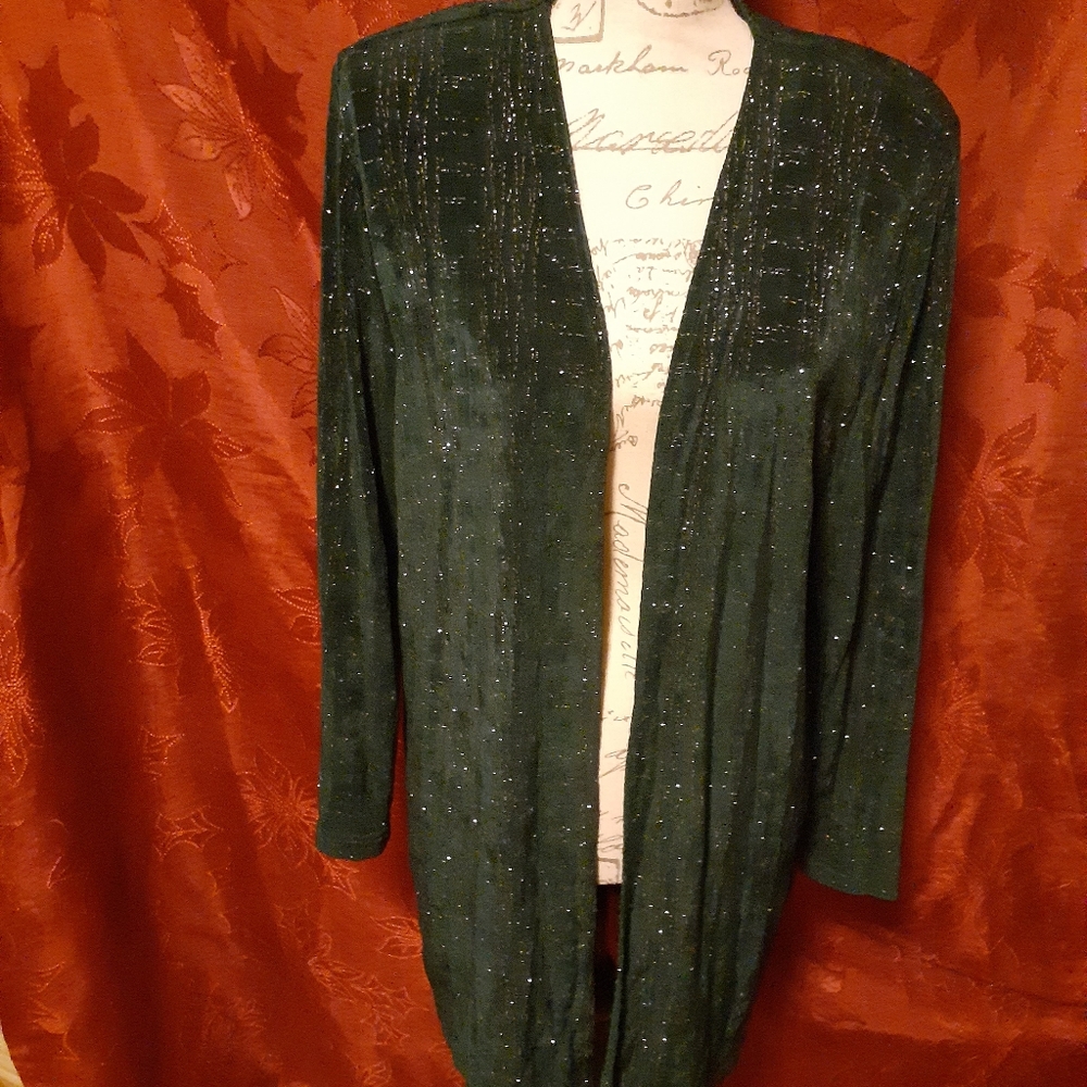 Green & Silver Sparkly Filgree LTD Collection Jack
